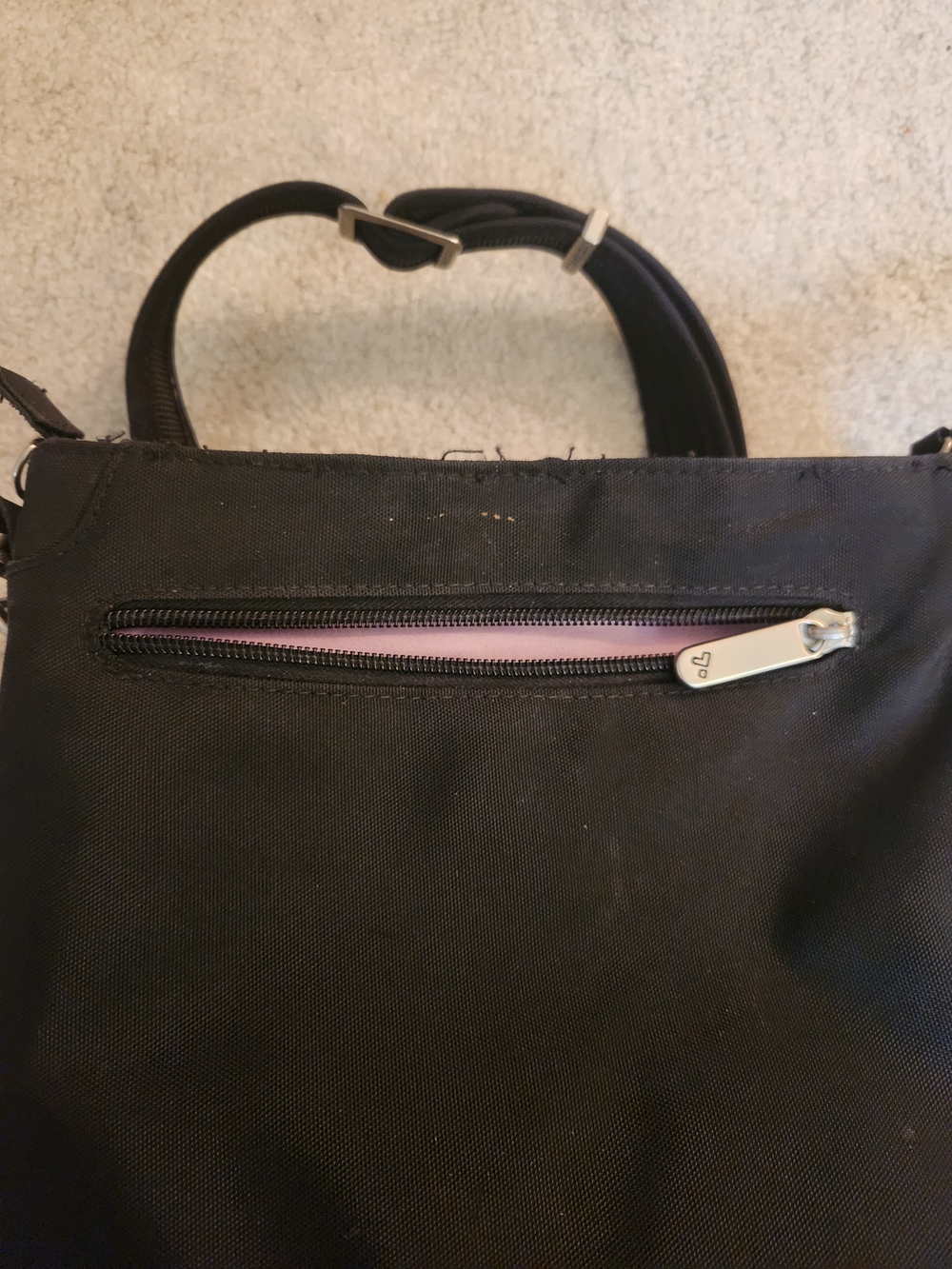 Women's Black Crossbody Shoulder Bag TRAVELON - Picture 6 of 7